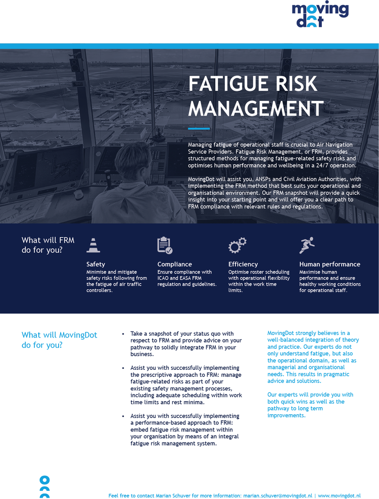 Fatigue Risk Management – MovingDot